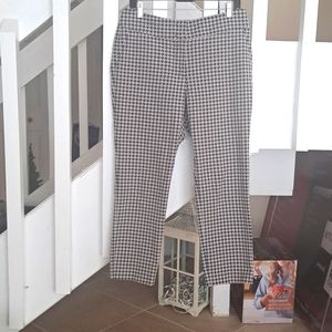 Peserico hand tailored,Italian Houndtooth design ankle pants. Sz10 US 46,Italian